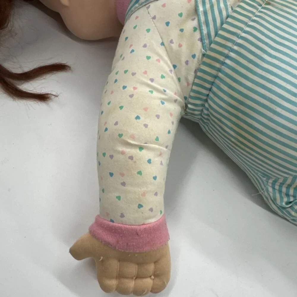 Vintage 1986 Playskool My Buddy Kid Sister Doll Auburn Red Hair Green Eyes 20
